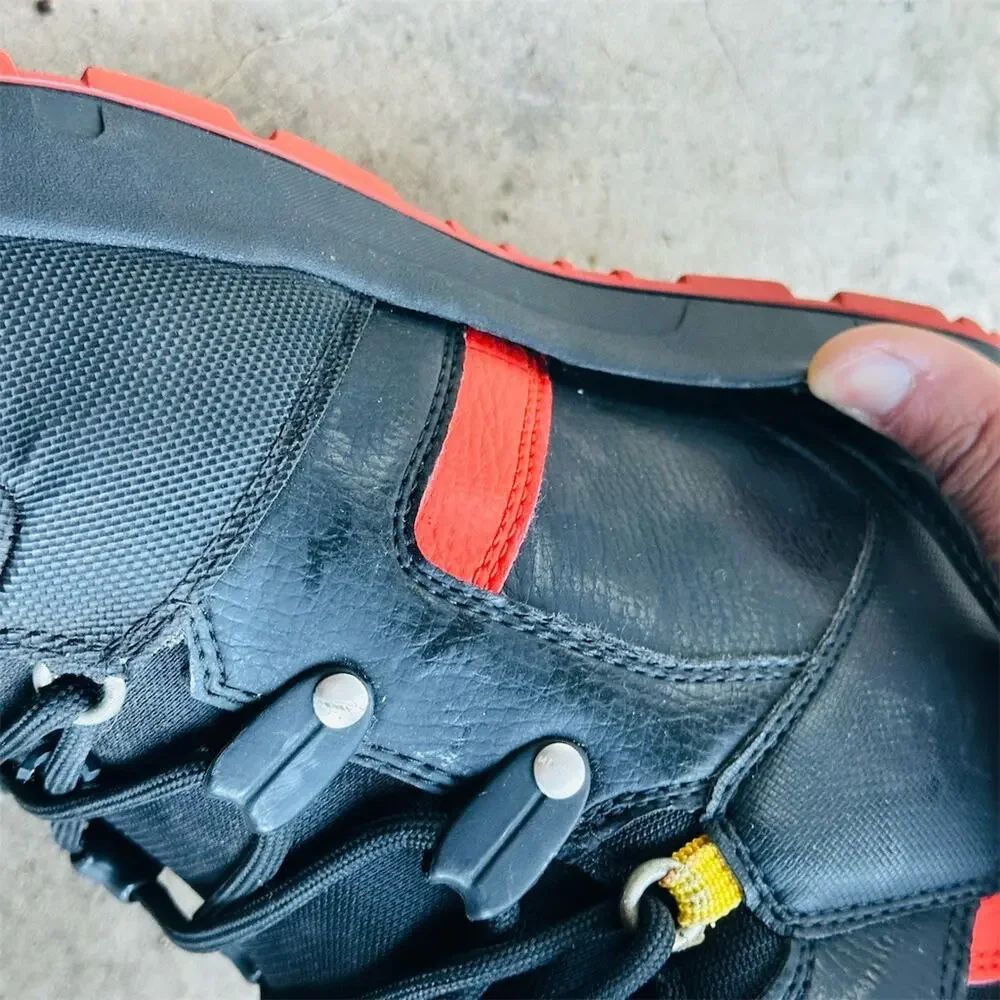 Burton Progression Men's Snowboard Boots Black Red Lace Up Size 12 US | Repair